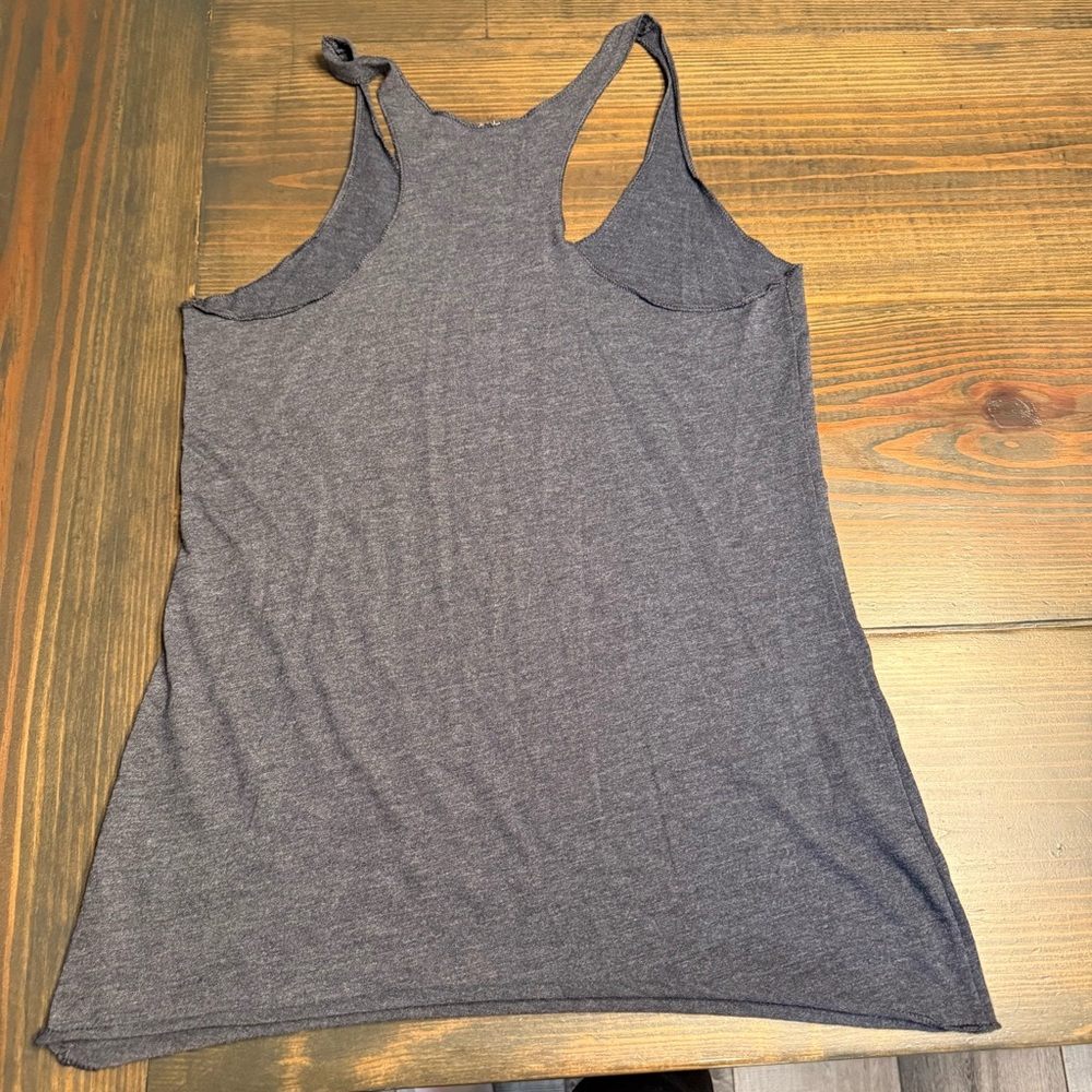 Stylish Blue Graphic Tank Top - Picture 5 of 5